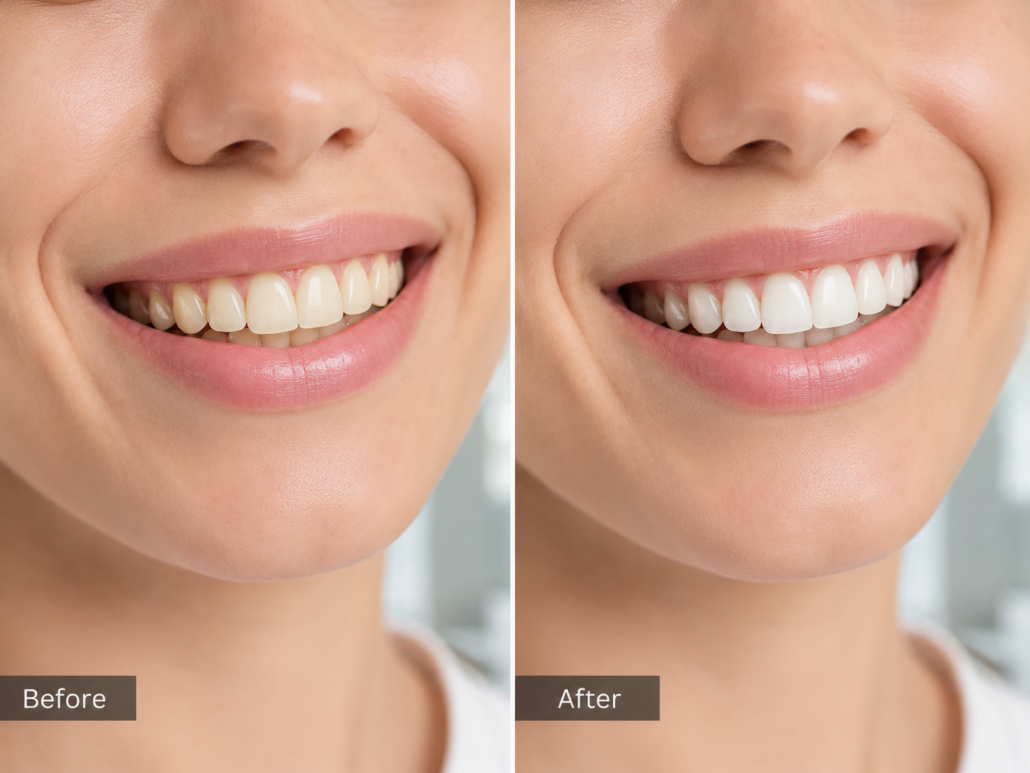 Professional teeth whitening consultation in Burnaby